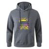 Long Sleeve Gray Black Teens Autumn Hooded Sweatshirt Hoodie Sportswear