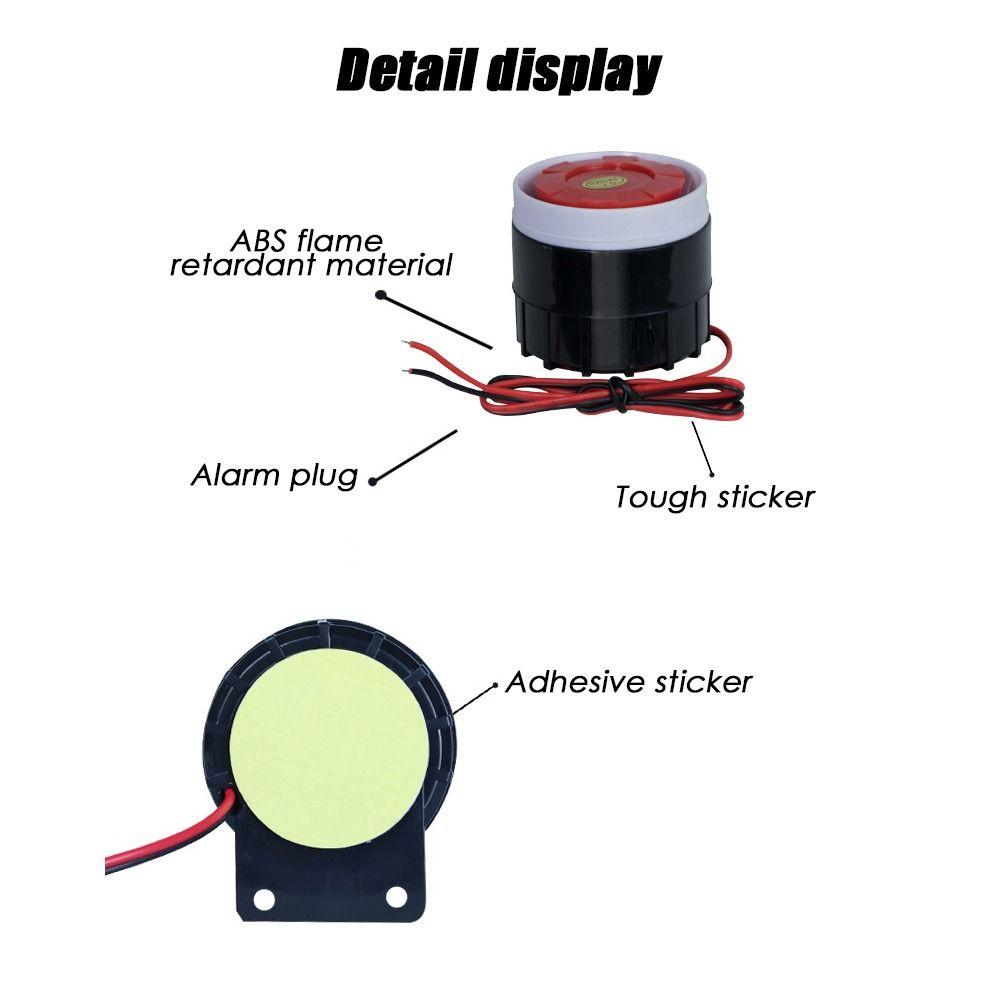 Warning Device Anti-theft Horn Without Light Buzzer Light Alarm Explosion High Decibel Sound