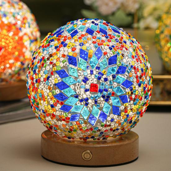 Ночник широкого применения, украшение стола, красочный привлекательный ночник в богемном стиле, поставка для гостиной