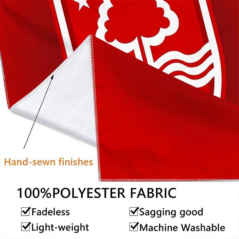Nottingham Forest FC Wall Tapestry Aesthetic Wall Hanging Printed Fabric Blanket Decorative Tapestries for Bedroom Living Room Home Decor