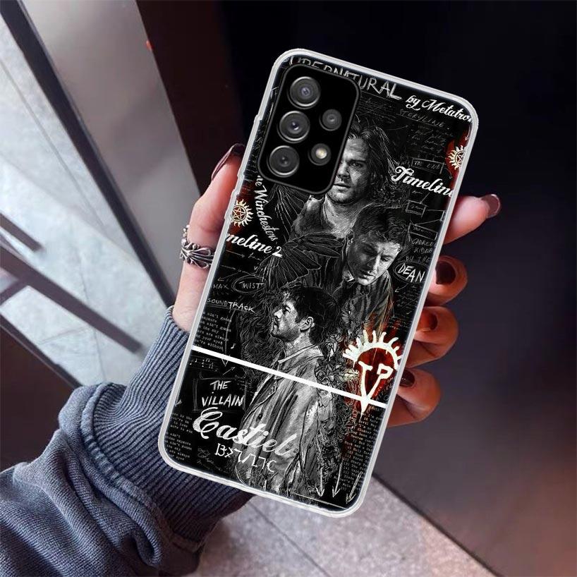 Чехол для телефона Supernatural SPN Дин Сэм для Samsung Galaxy A52 A51 A50S A32 A22 A12 A02S A72 A71 A31 A70 A30S Note 20 Ultra 10 Plus