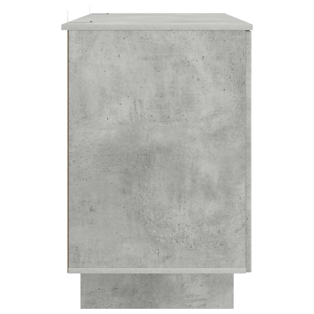 Desk Concrete Grey Particleboard 142.5 x 50 x 75 cm