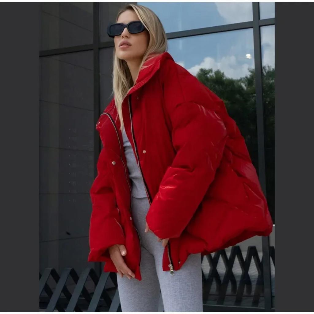 Зимнее повседневное однобортное стеганое хлопковое пальто без шапки, женское шикарное стеганое на молнии, теплое, мягкое, свободное, эластичное, новинка 2024 года, короткая куртка