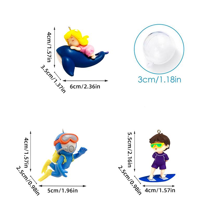 Украшение для аквариума Diver, симпатичное украшение для поплавка Diver, ландшафтный дизайн аквариума, яркая игрушка-рыбка, сделай сам, создай внутреннее украшение для аквариума