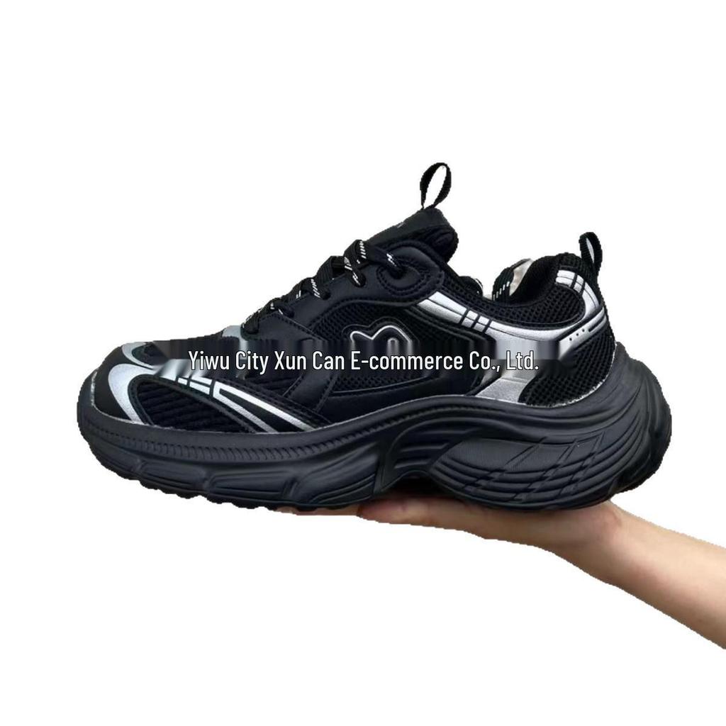 Кроссовки в уличном стиле "Dad Shoes" 2026: Новые спортивные кроссовки на толстой подошве, увеличивающие рост, легкие и удобные, для весны и лета.