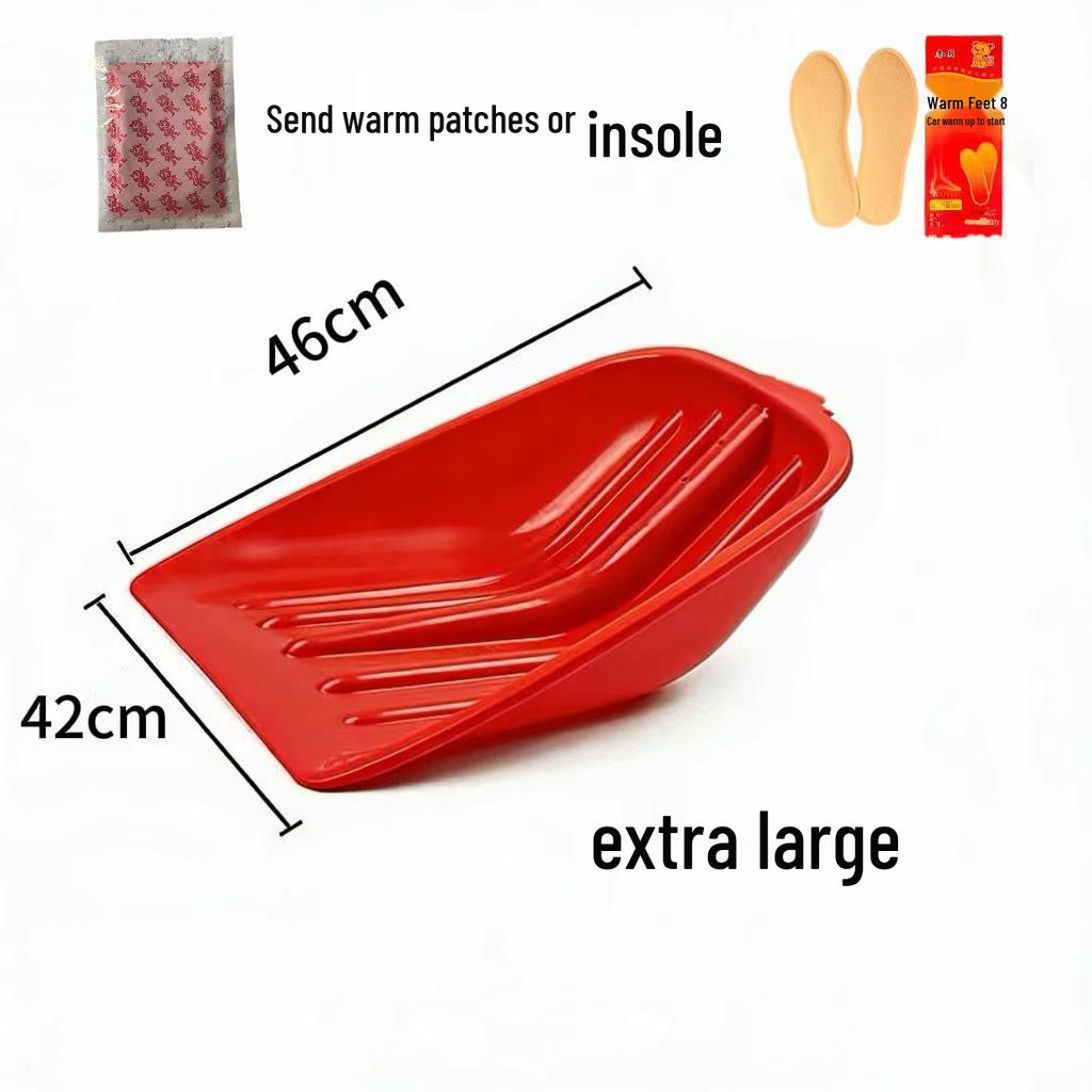Heavy-Duty Multi-Functional Enlarged Snow Shovel for Home and Outdoor Use
