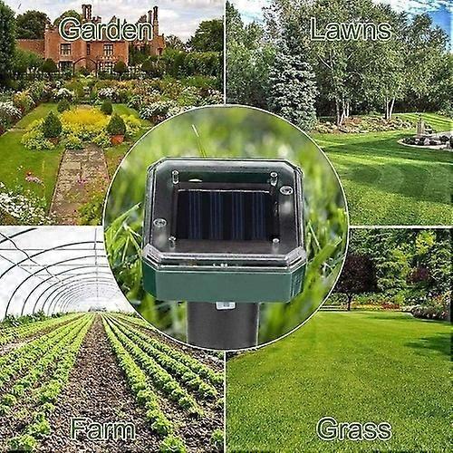 Ultrasonic Solar Repellent Scare Pests Snakes Rats