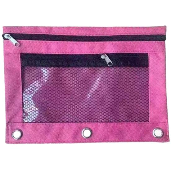 Сумка-карандаш большой емкости с сетчатыми окнами на молнии, сумка для хранения канцелярских принадлежностей, сумка для карандашей для дома, школы