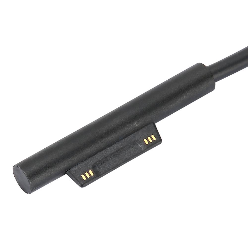 15V TypeC Female Cable for for Microsoft Surface Pro 3/4/5/6 Tablet Charging