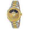 Watch DYLOS Dial Quartz Daily Waterproof Sapphire Glass 38mm VEQU01423 Silver X Gold [Versace] Black/Gold [Item]