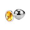 Анальная пробка секс-игрушки мини круглая форма металл нержавеющая гладкая анальная пробка стимулятор простаты массажер анальный дилдо взрослые секс-товары