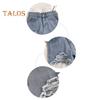 Summer Women Denim Shorts High Waist A-line Solid Color Ripped Button Zipper Closure Retro Pockets Slim Fit Above Knee Length Short Pants