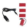 USB-преобразователь-элиминатор батарей LR20 D на 6 В, блок питания для игрушек, ламп LED, 4 шт. устройств LR20 D