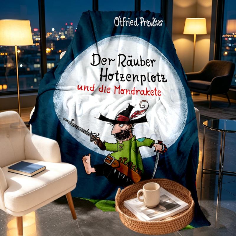 Der Rauber Hotzenplotz Print Blanket - Soft & Comfortable, for Bedroom, Travel, Sofa, Home Decoration - Birthday Christmas Gift for Friend