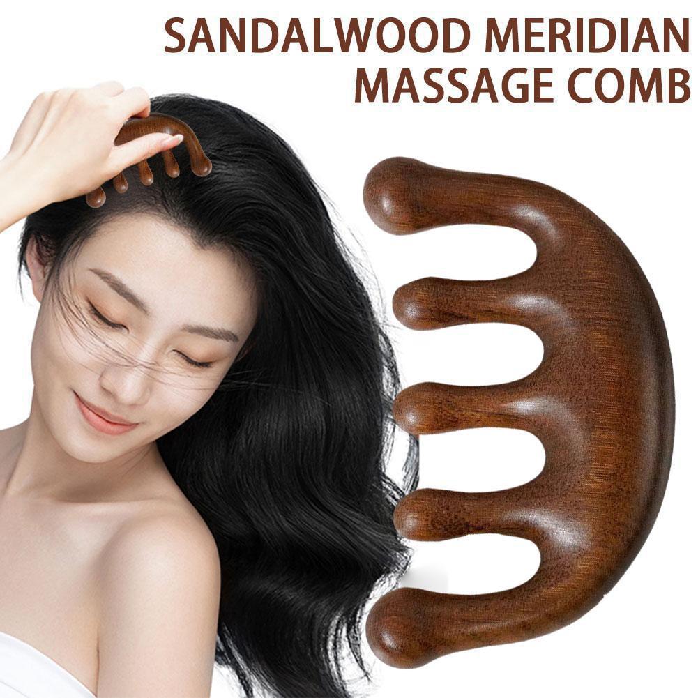 Durable And Safe Massage Comb Head Massager Relaxing Five Tooth Comb Whale Comb Scalp Scraping Massager Body Massage Tool