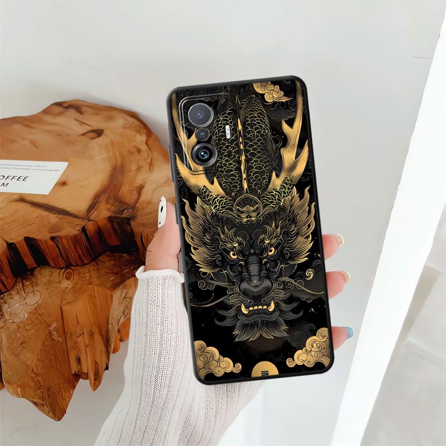 Чехол для телефона Dragon Totem Funda для Xiaomi Mi 12X 12 11 11T 14 12T Pro 10T 15 Pro 13 Lite
