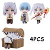 4/8pcs FuRyu Noodle Stopper Sousou no Frieren Anime Girl Figure Frieren Beyond Journey's End Action Figure Collectible Model Toy