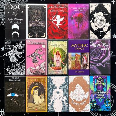 Популярный игровой набор из 700 английских карт Таро и Оракула