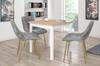 J262-1 chair (gold legs) velvet gray
