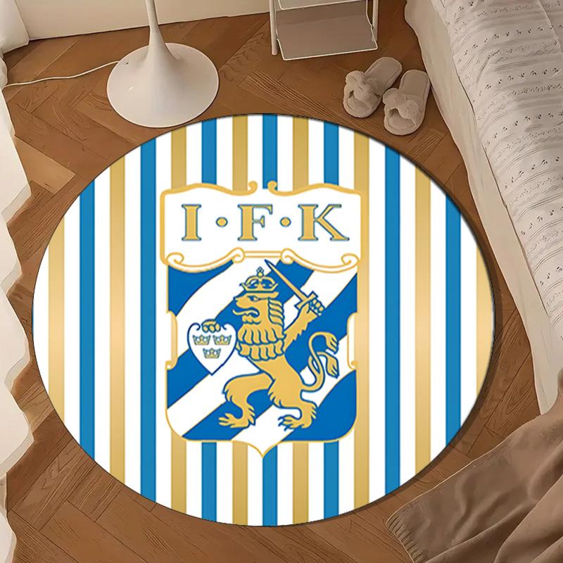 IFK Gothenburg Round mat, Anti-slip Circle Carpet Chair rug For livingroom,Bedroom, doormat home decor Gift Christmas Gifts