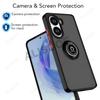 Чехол-подставка Funda для POCO X7 Pro Чехол-броня с держателем-кольцом Защитная крышка для Xiaomi Redmi Turbo 4 Ударопрочный чехол