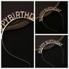 Letter Birthday Queen Headband Female Jewelry Birthday Hair Hoop  Party Atmosphere Hat
