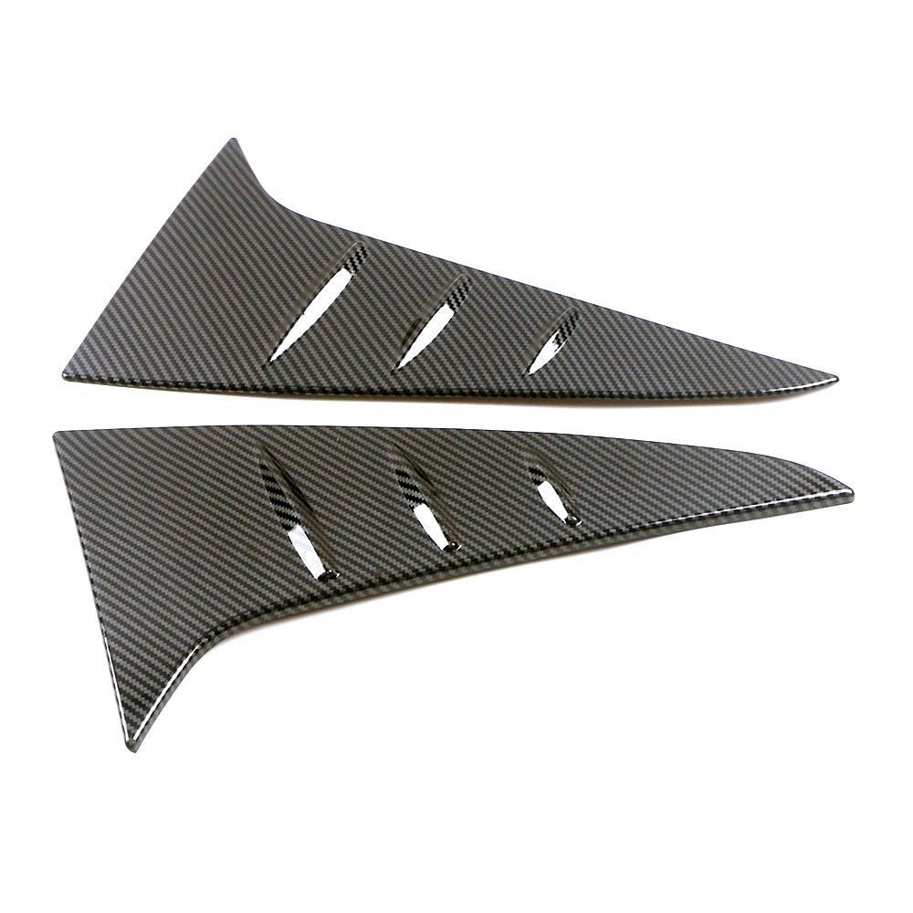 Для Toyota Sienna 4th 2024 2024 2024 автомобильный стиль карбоновый хромированный спойлер на заднее стекло боковое крыло треугольная крышка отделка молдинг украшение