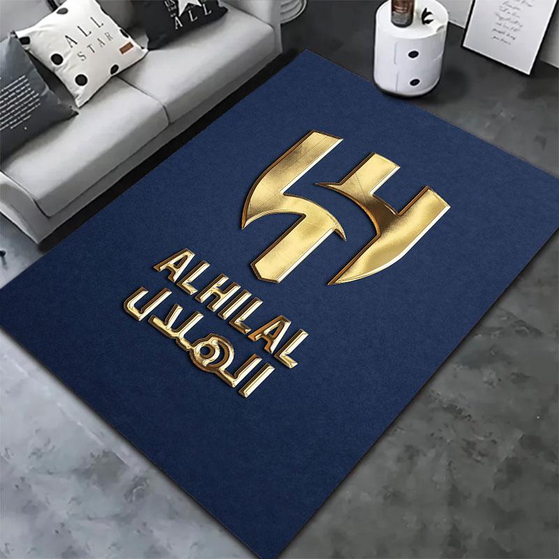 Al-Hilal Saudi FC Carpet Rug for Living Room Bedroom Home Sofa Decoration,Kids play Non-slip Floor Mat