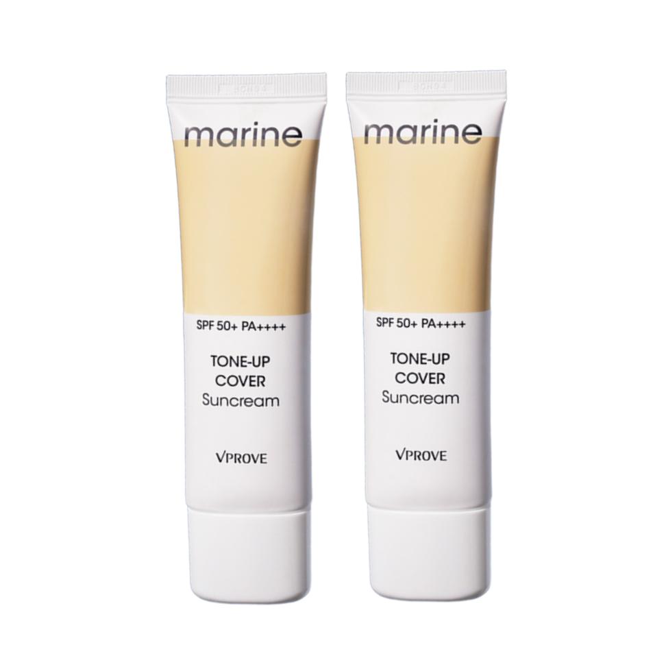 VPROVE Солнцезащитный крем Marine Tone-Up Cover (SPF50+, ПА++++) 50 мл / 1,36 жидких унций. (3 варианта)