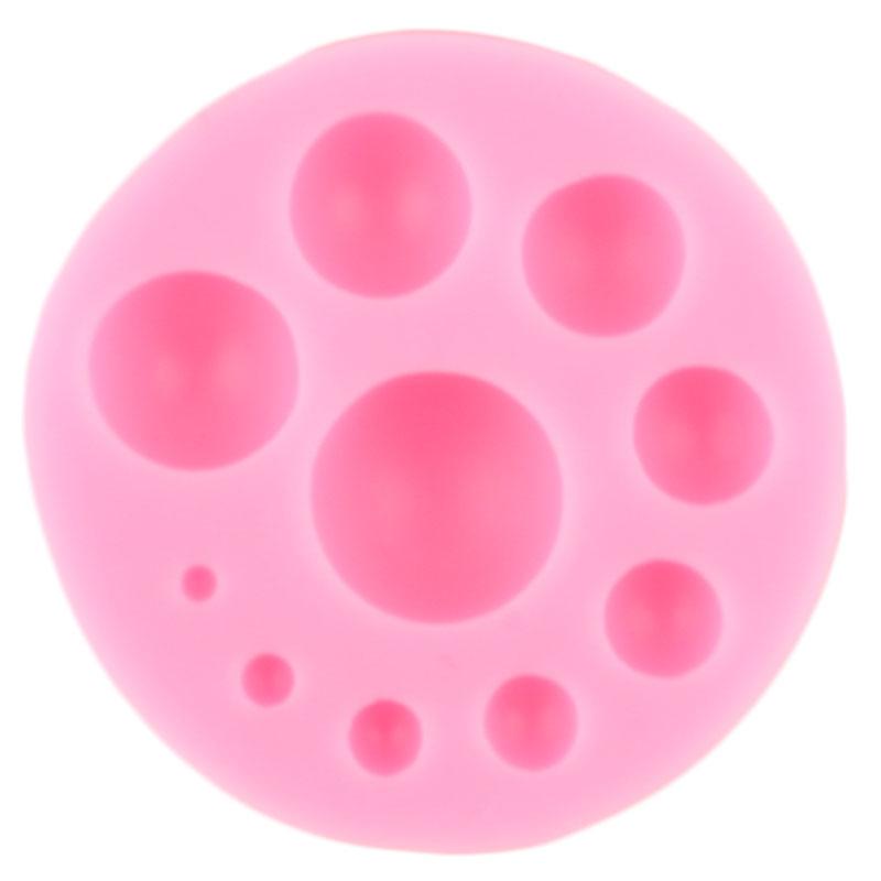 Полусфера жемчужный шар силиконовая форма торт границы помадка DIY свадебная выпечка торт украшения инструменты конфеты шоколад формы для мастики