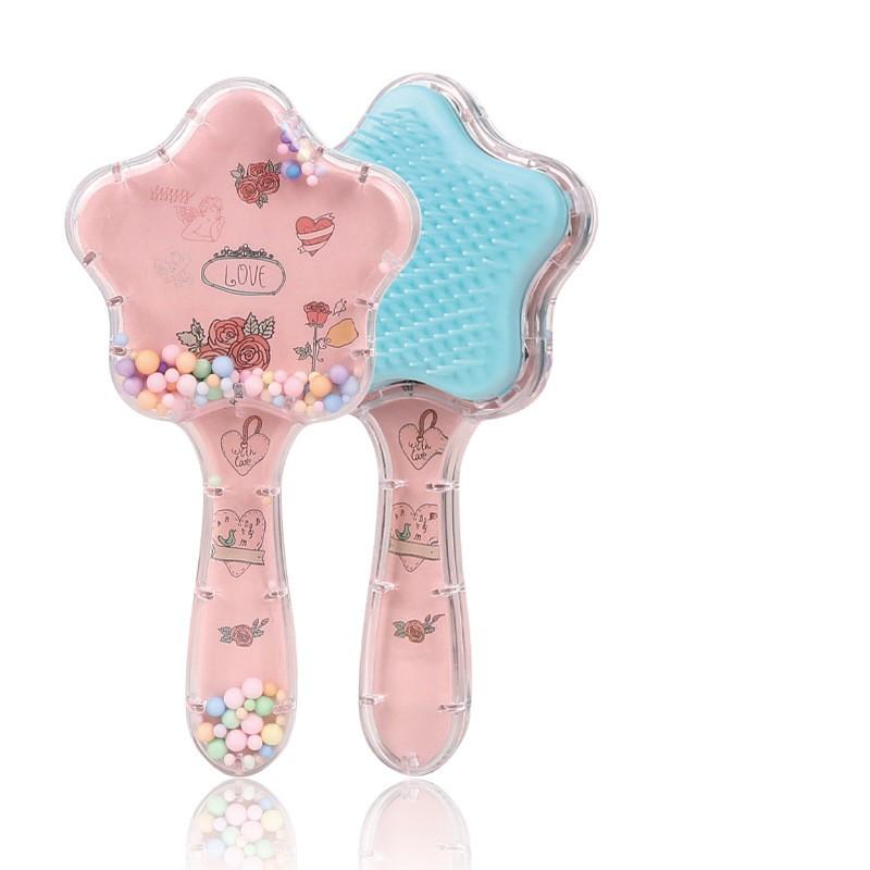 Новые волшебные расчески со звездами, антистатические массажные щетки для волос с единорогом, распутывание, массажная щетка для душа, расческа для волос, инструменты для укладки волос в салоне