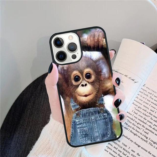NEW ORANGUTAN monkey BABY Phone Case Cover For iPhone 17 Air 15 16 14 13 12 Pro Max 11 Pro Max Plus Coque Shell