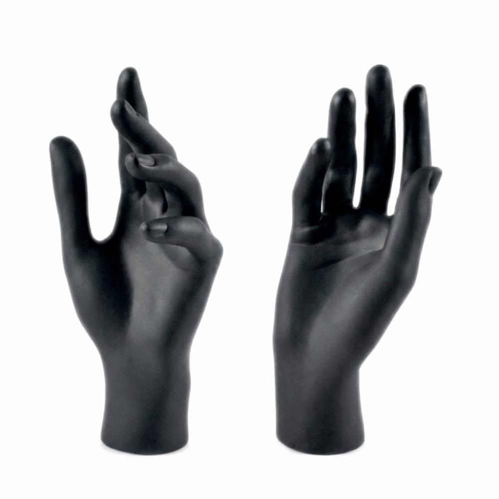 Versatile Hand Model Miniatures Ring Stand Art Supply Jewelry Display Stand Photo Ring