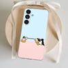 Happy P-Pingu Penguin Phone Case For Samsung S24,30,21,22,23,20 FE,lite,PIus,Ultra,5G,Note,9,10 Transparent Cover
