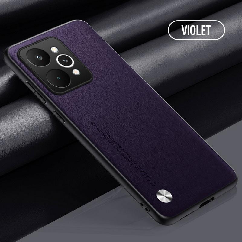 Plain Leather Case For Realme P4 Power P3 realme 16 Pro + 15 pro 14 14t 13 Pro 12 11 Pro Slim Hard Camera Protect Cover