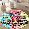 Personalized The Powerpuff Girls Round Chair Office Rug - Perfect for Mat, Office Chair & More - Ideal Gift for Birthdays and Holidays