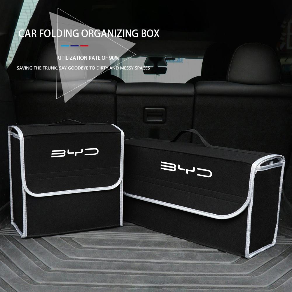 Большой складной органайзер-сумка для багажника автомобиля For BYD Atto 3 Yuan Plus Han Tang EV F3 E6 Dmi Song F0 Qin Pro G3 I3