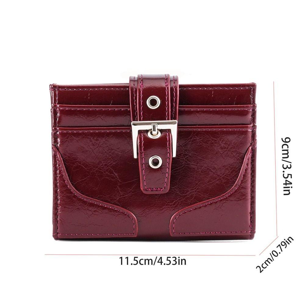 Purse Women Short Wallet Korean Style Coin Pouch Retro Card Bag Card Storage Bag