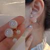 Mermaid Fantasy Pearl Earrings: Two-Wear, High-End Light Luxury Design