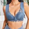Сексуальный женский бюстгальтер-бюстгальтер с укороченным топом, нижнее белье с кружевной застежкой спереди, женское нижнее белье, бесшовный бюстгальтер с эффектом пуш-ап