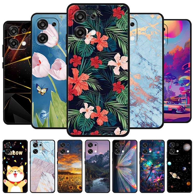 Для Oppo A6 Pro 5G 4G Глобальный Чехол с Рисунком Пейзажа Мягкий Силиконовый Чехол для Телефона для Oppo A6 Pro CPH2799 CPH2781 Модная Задняя Крышка