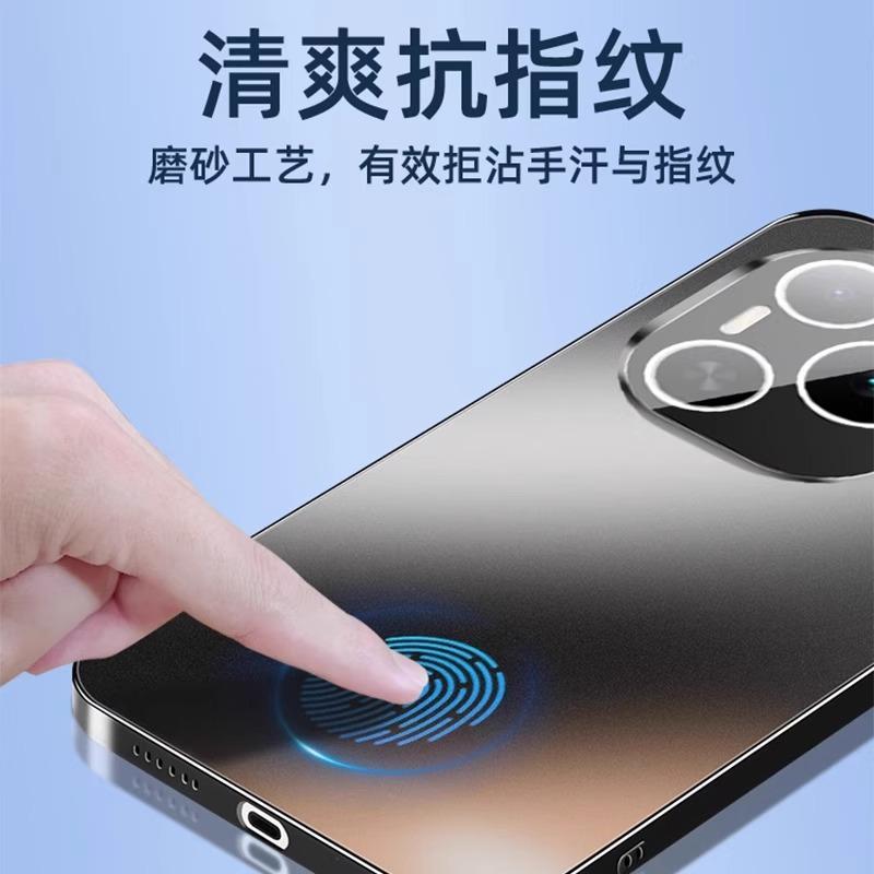 Применимо к чехлу для мобильного телефона Honor power, гальванизированный матовый акрил, защитная крышка Power с защитой линзы, всесторонний, противоударный, высококачественный