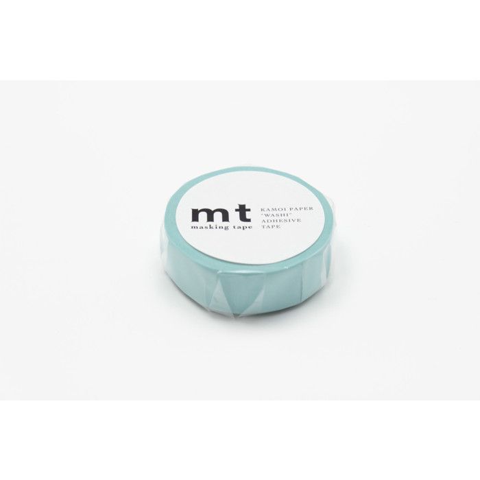 Single-color Masking Tape - Baby Blue - 1.5 Cm X 7 M