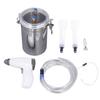 Electric Cow Milking Machine 2L Stainless Steel Bucket USB Charging Battery Powered Portable Cow Milker Pump Set