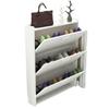 Shoe Cabinets Household Door Storage Ultra-Thin 17Cm Shoe Organizer Modern Simplicity Shoerack Large Space Solid Wood Shoe Rack