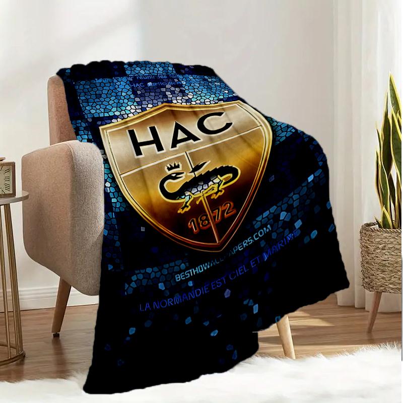 Havre Crest Blanket Lightweight Ideal Bedding Blanket Perfect for Travel, Camping, Living Rooms, Offices, Sofas, Fan Christmas gift