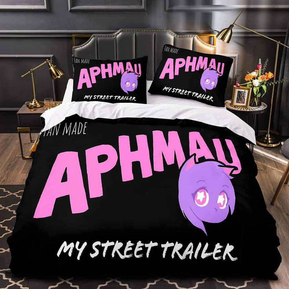 Горячие Наборы Постельного Белья APHMAU Односпальный Размер Односпальный Размер Полный Queen Размер King Размер Игровой Покрывало APHMAU Декор Детской Комнаты Игровой
