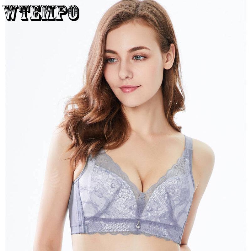 Женский бюстгальтер без губки и без стальных колец, дышащее нижнее белье с регулируемой боковой частью груди, повседневное нижнее белье с тонкими формованными чашками, с эффектом пуш-ап
