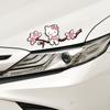 Hello Kitty Веточка Милые Прелестные Розовые Аниме Наклейки Автомобильные Наклейки Для Окна Заднего Стекла Бампера Багажника Мотоциклов Авто Тюнинг