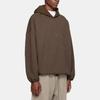 Fear of God Essentials Худи из флиса с нейлоном Хизер Вуд/Вуд Мужские Топы Серый 202SU244312F